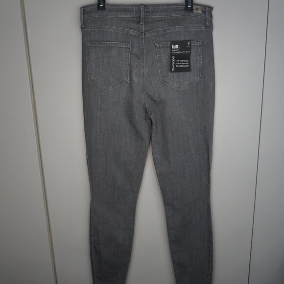 New Paige Jeans Margot Stretchy High Rise Ultra Skinny in Grey Area size 32 - Picture 4 of 16